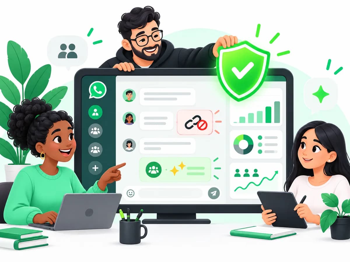 Fluxo: Como o Bot Admin cuida do seu grupo